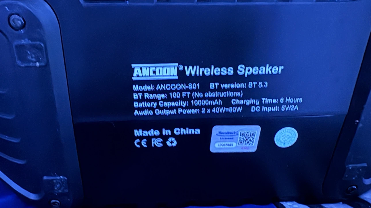 ANCOON Wireless Speaker