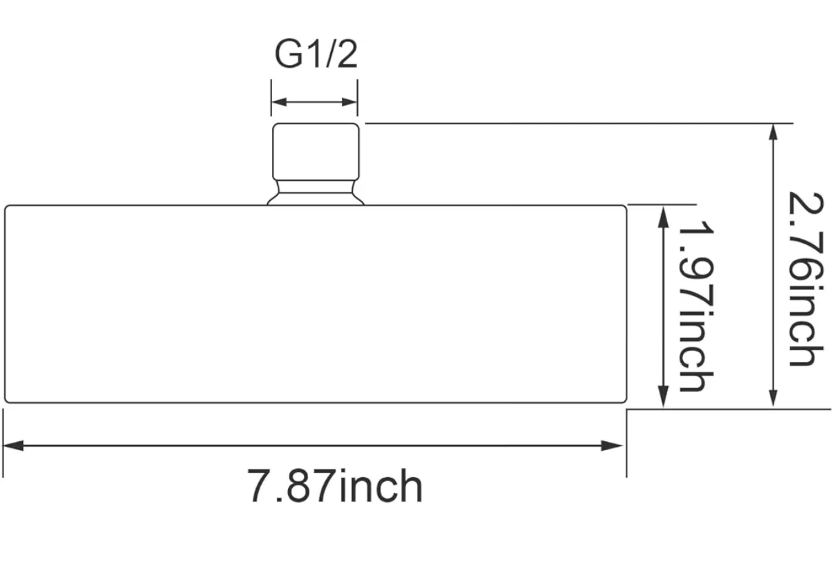 New AULLEND High Pressure Rain Shower Head - photo 2