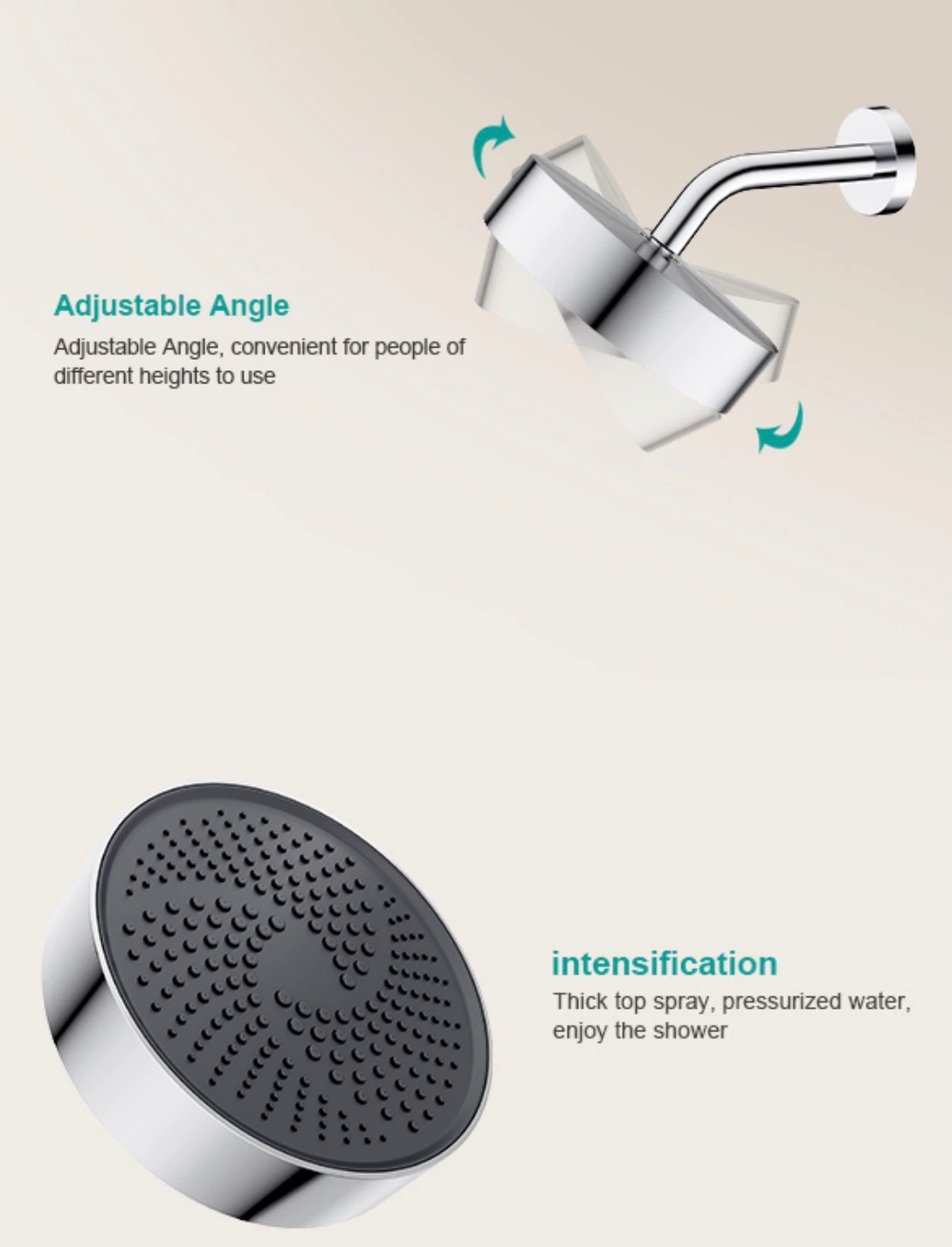 New AULLEND High Pressure Rain Shower Head - photo 3