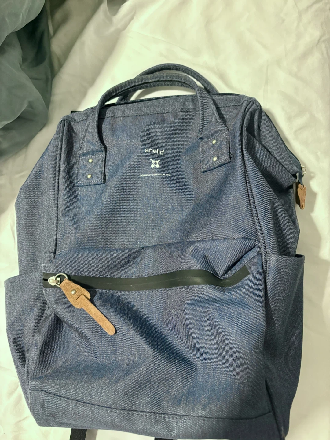 Both $20- anello denim backpack bag