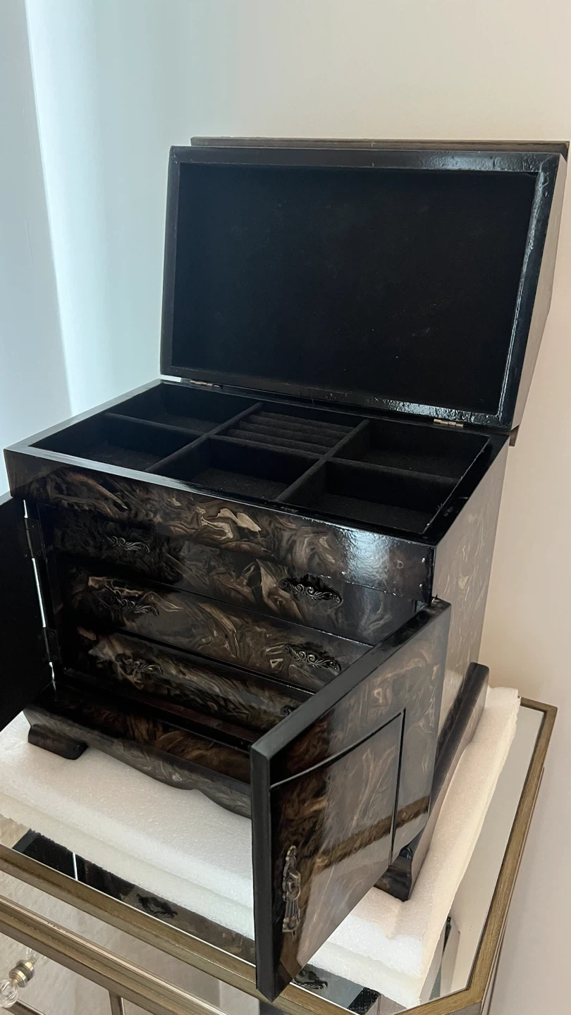 Vintage Jewelry Box with Drawers - photo 3