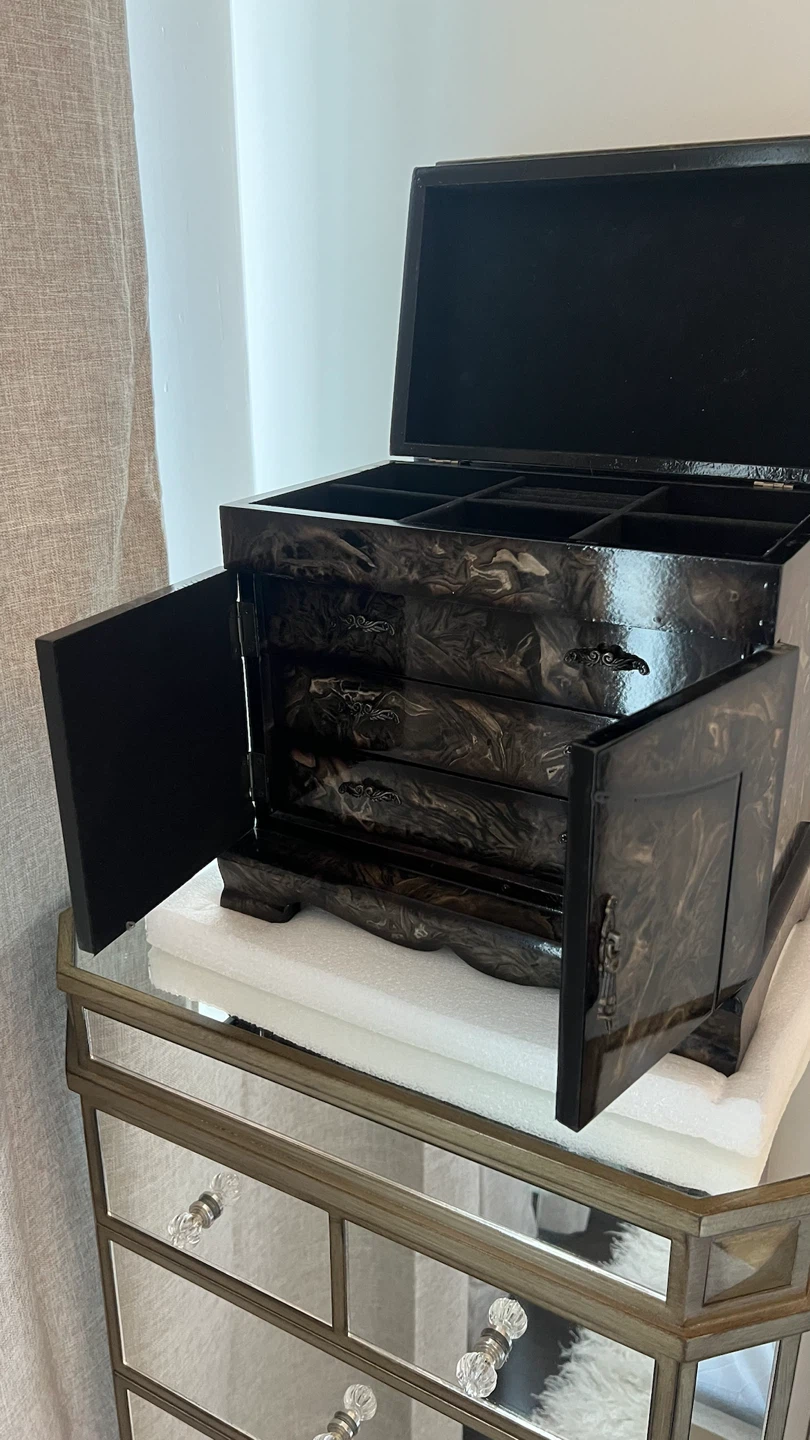 Vintage Jewelry Box with Drawers - photo 4