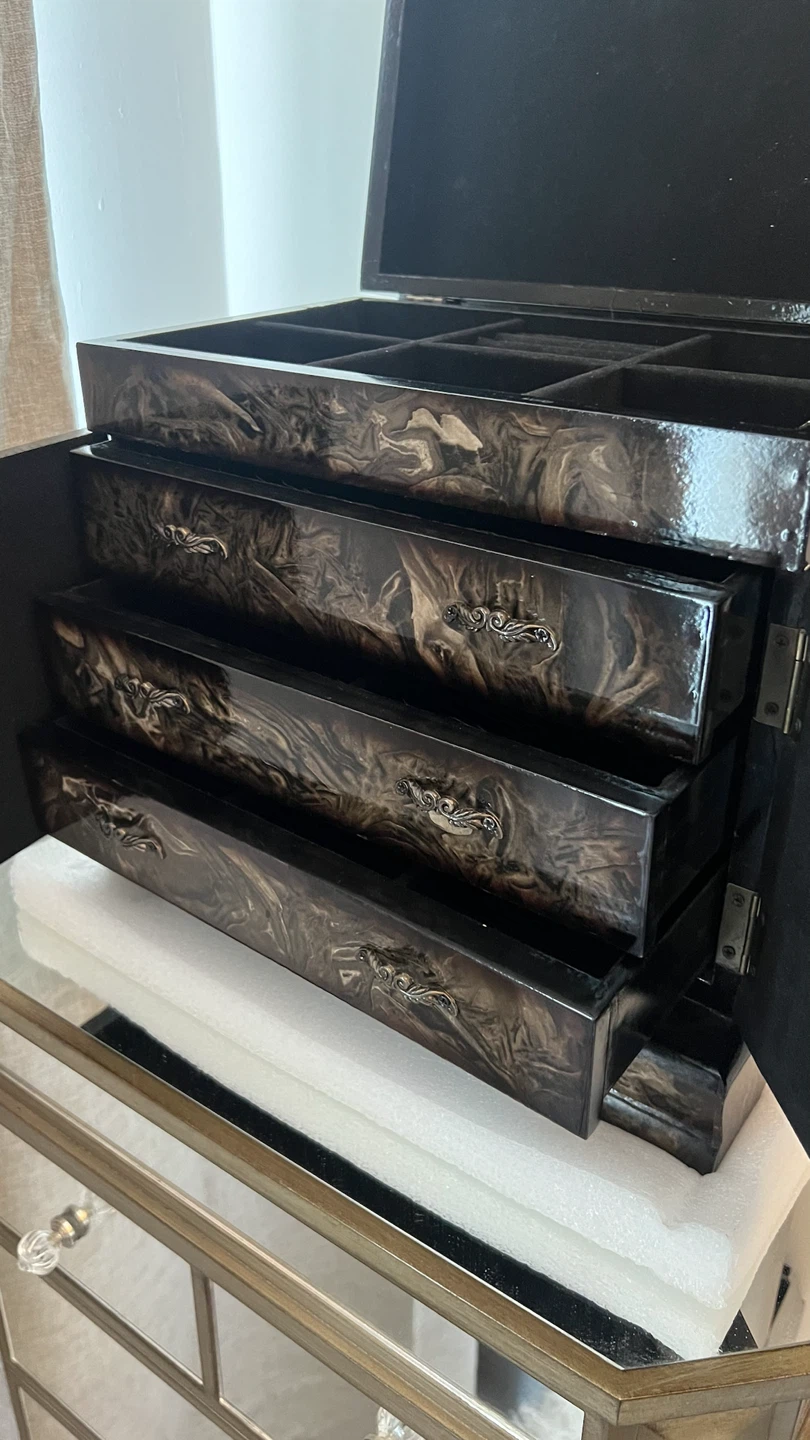 Vintage Jewelry Box with Drawers - photo 5
