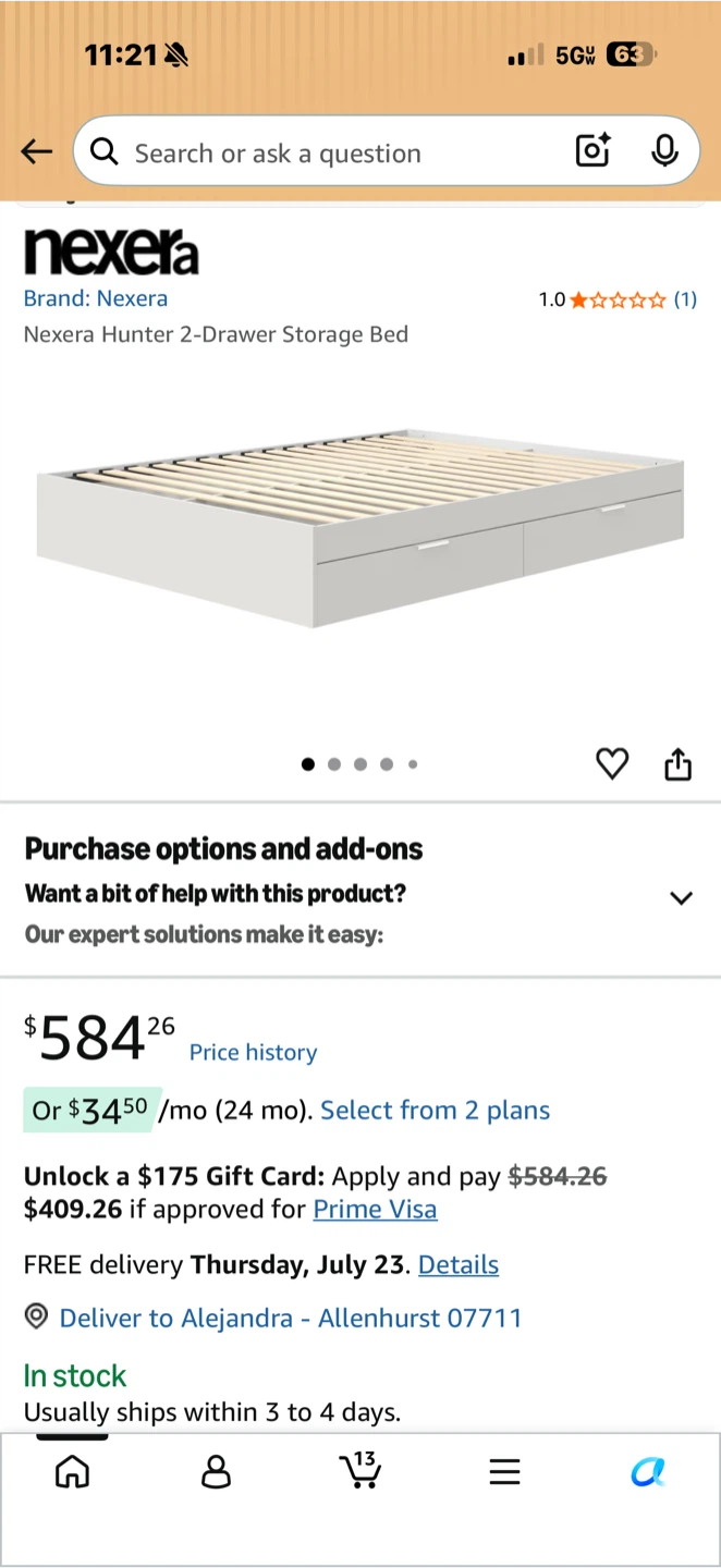 Hunter 4-Drawer Storage Bed Frame - photo 3