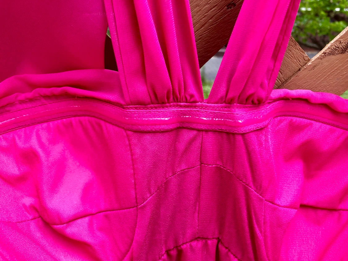 💕Hot Pink Halter Neck Embellished Maxi Dress - photo 4