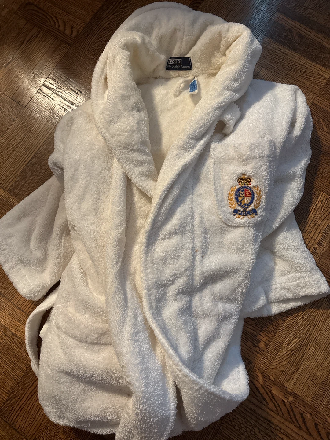 Polo Ralph Lauren White Bathrobe