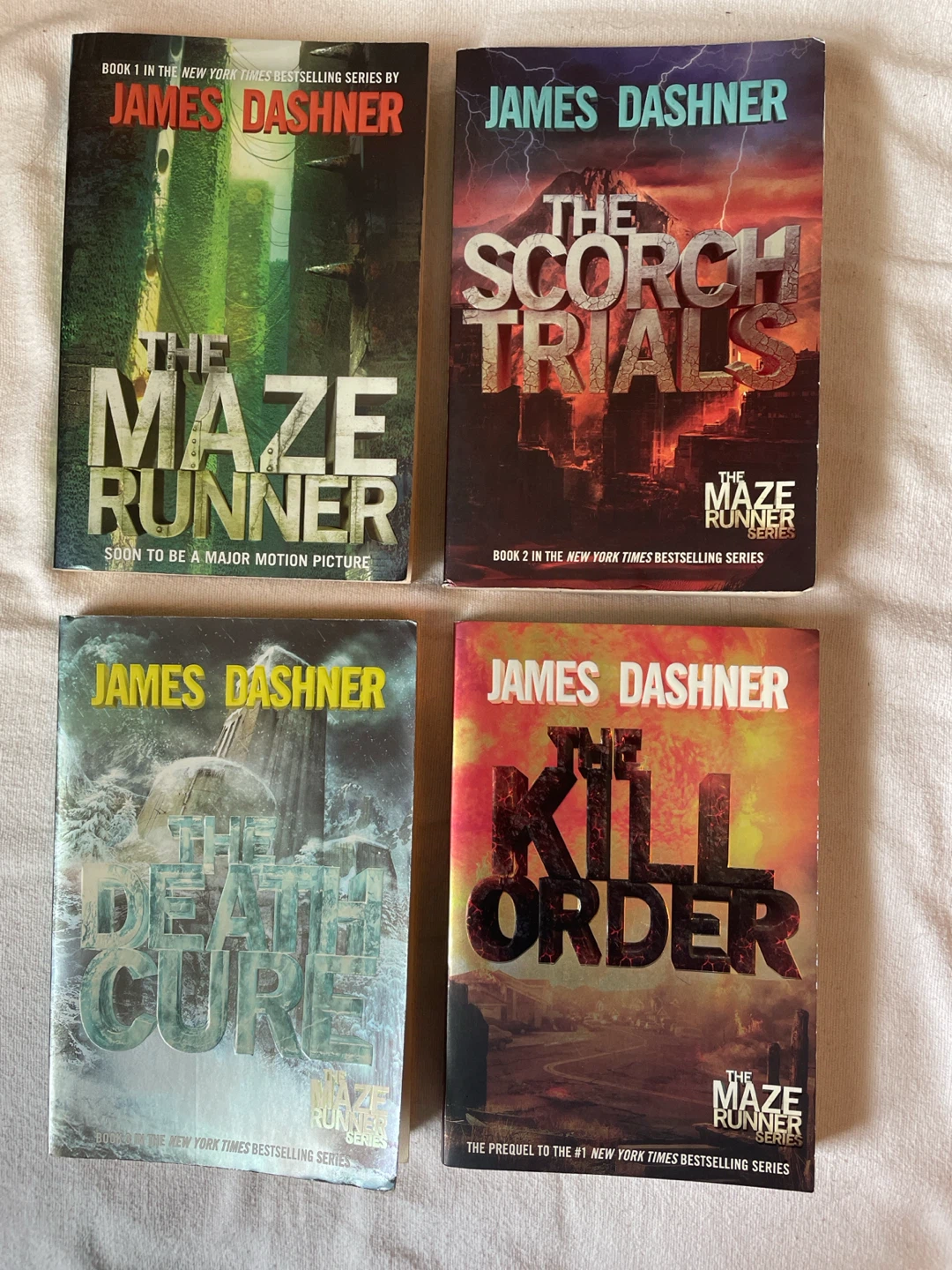 The Maze Runner Series Books by James Dashner