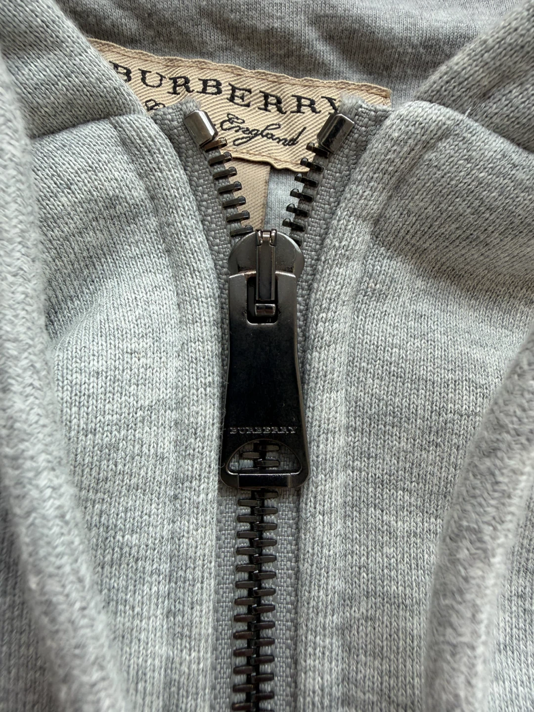 Burberry London England Grey Zip-Up Hoodie - photo 4