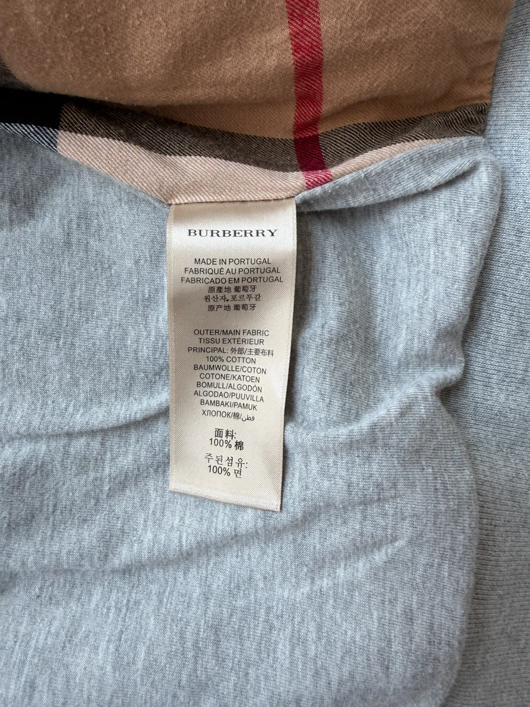 Burberry London England Grey Zip-Up Hoodie - photo 5