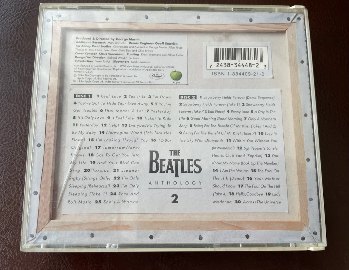 The Beatles Anthology 2 Cd Set - photo 2