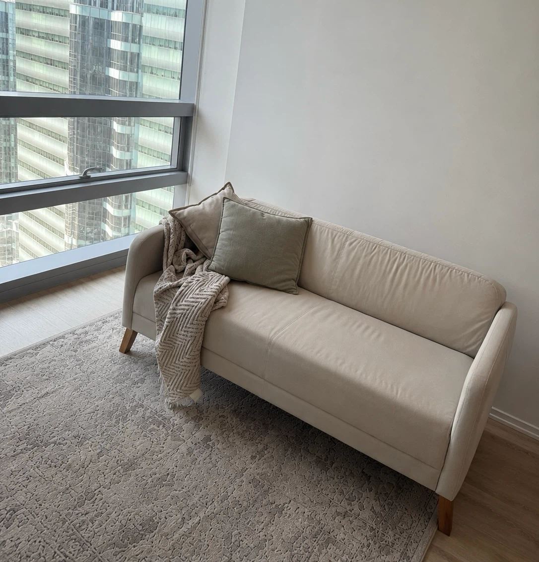 IKEA LINANÄS Three-seater sofa, Vissle beige