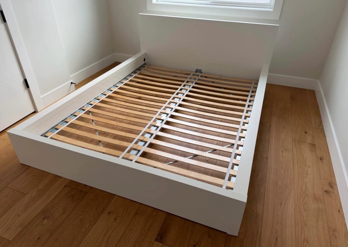 IKEA Queen malm bed frame white