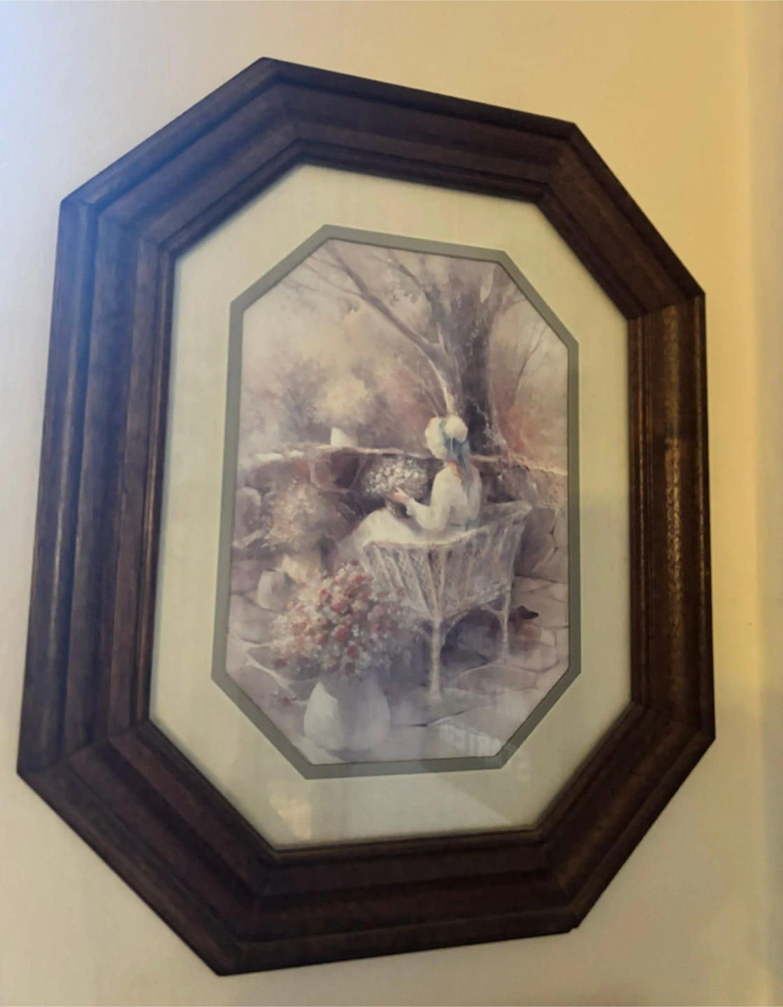Framed Wall Art Print - Woman Reading