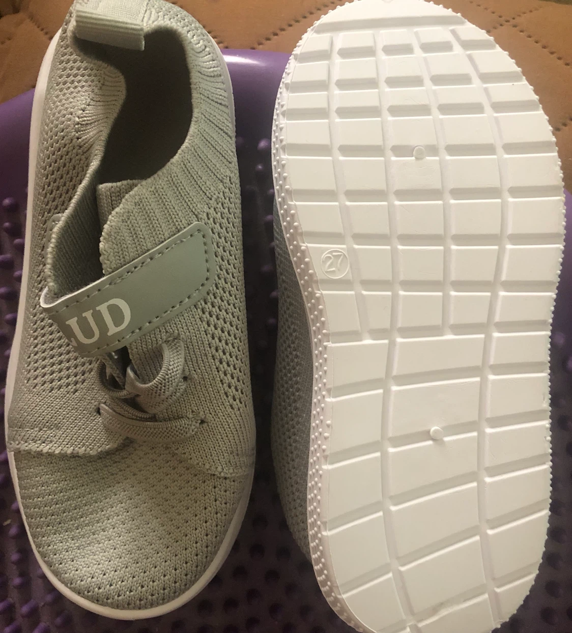 BIGLUD Grey Toddler Shoes Size 27 4 to 5 year kids - photo 2