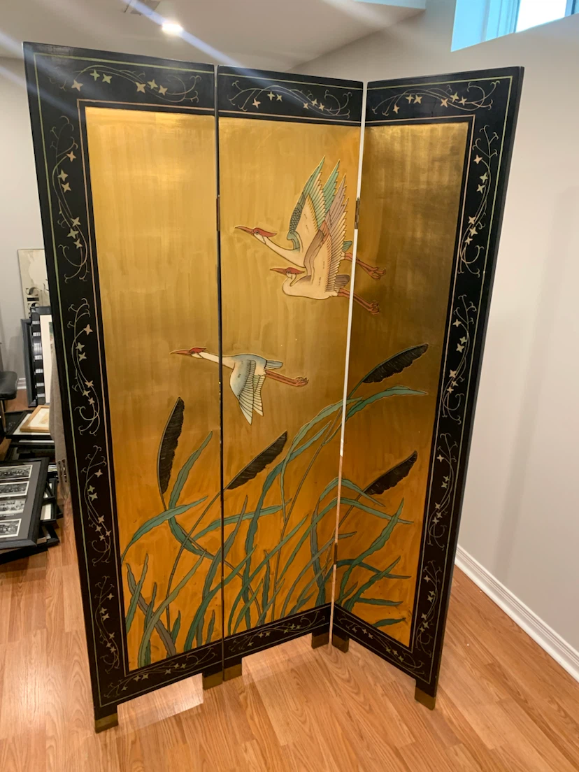 Room Divider - Decorative, three panels