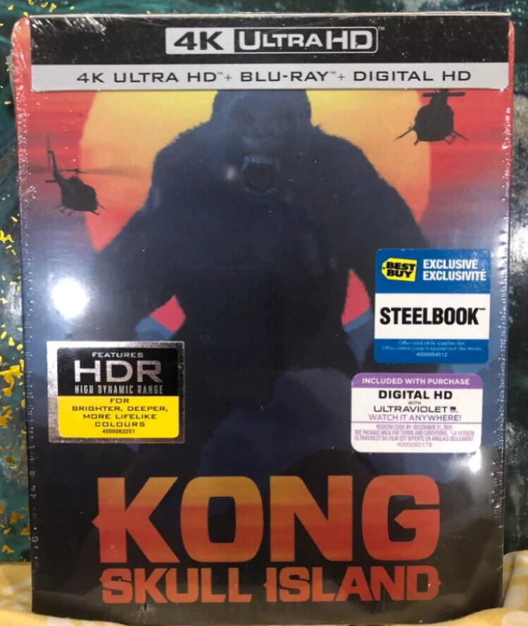 Kong: Skull Island 4K Ultra HD+ Blu-Ray Steelbook