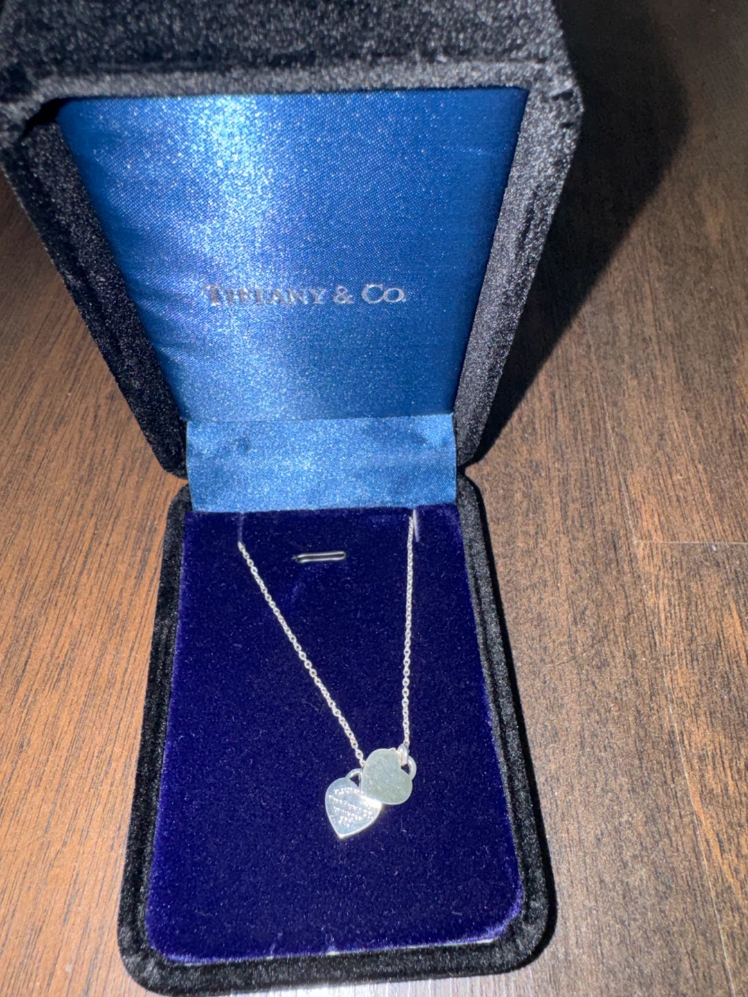 Tiffany & Co. Double Heart Necklace