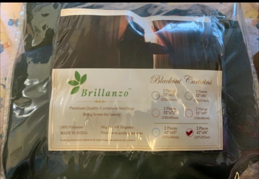 Brillanzo Blackout Curtains - 52" x 84" - photo 2