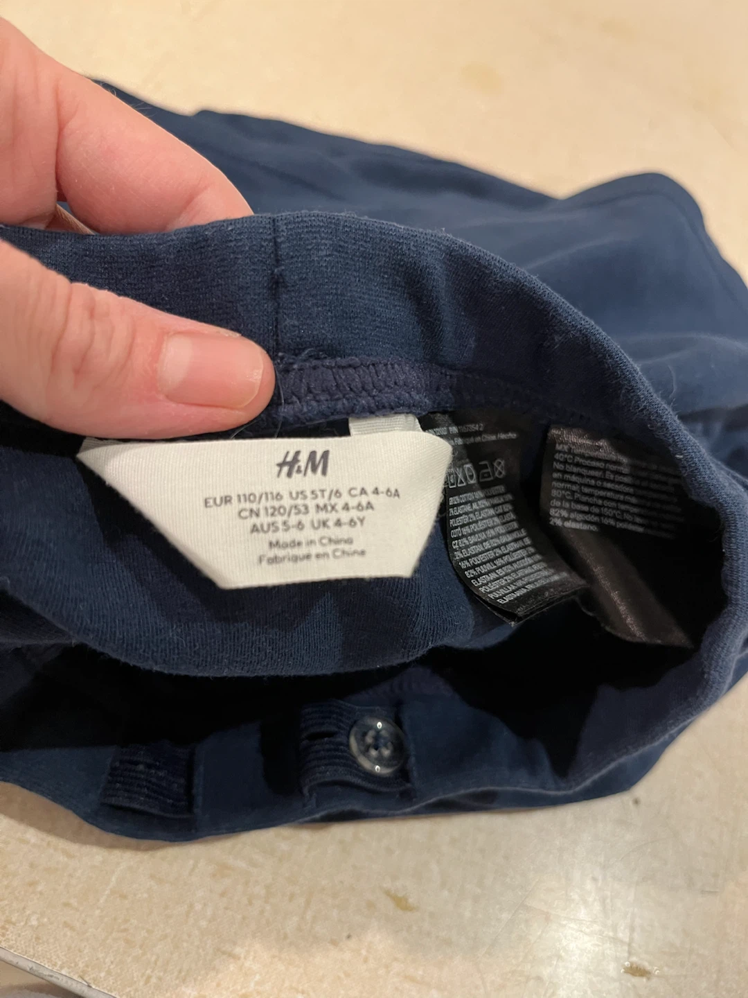 H&M Navy Blue Skirt, adjustable waist - photo 3