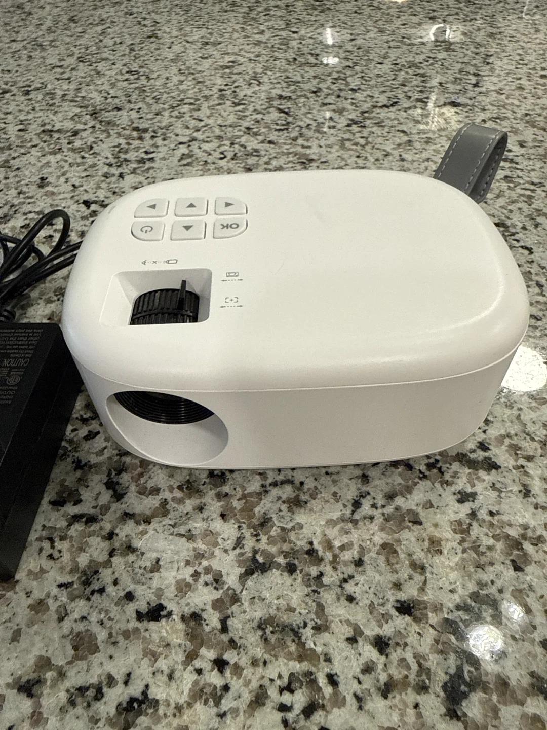 NEW White Portable Projector