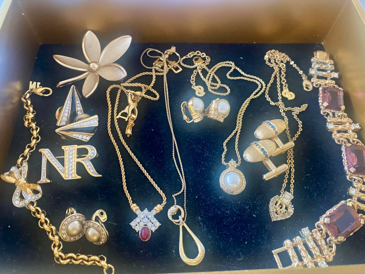 Christian Dior Nina Ricci, Trifari Monet,Sarah Coventry jewelry