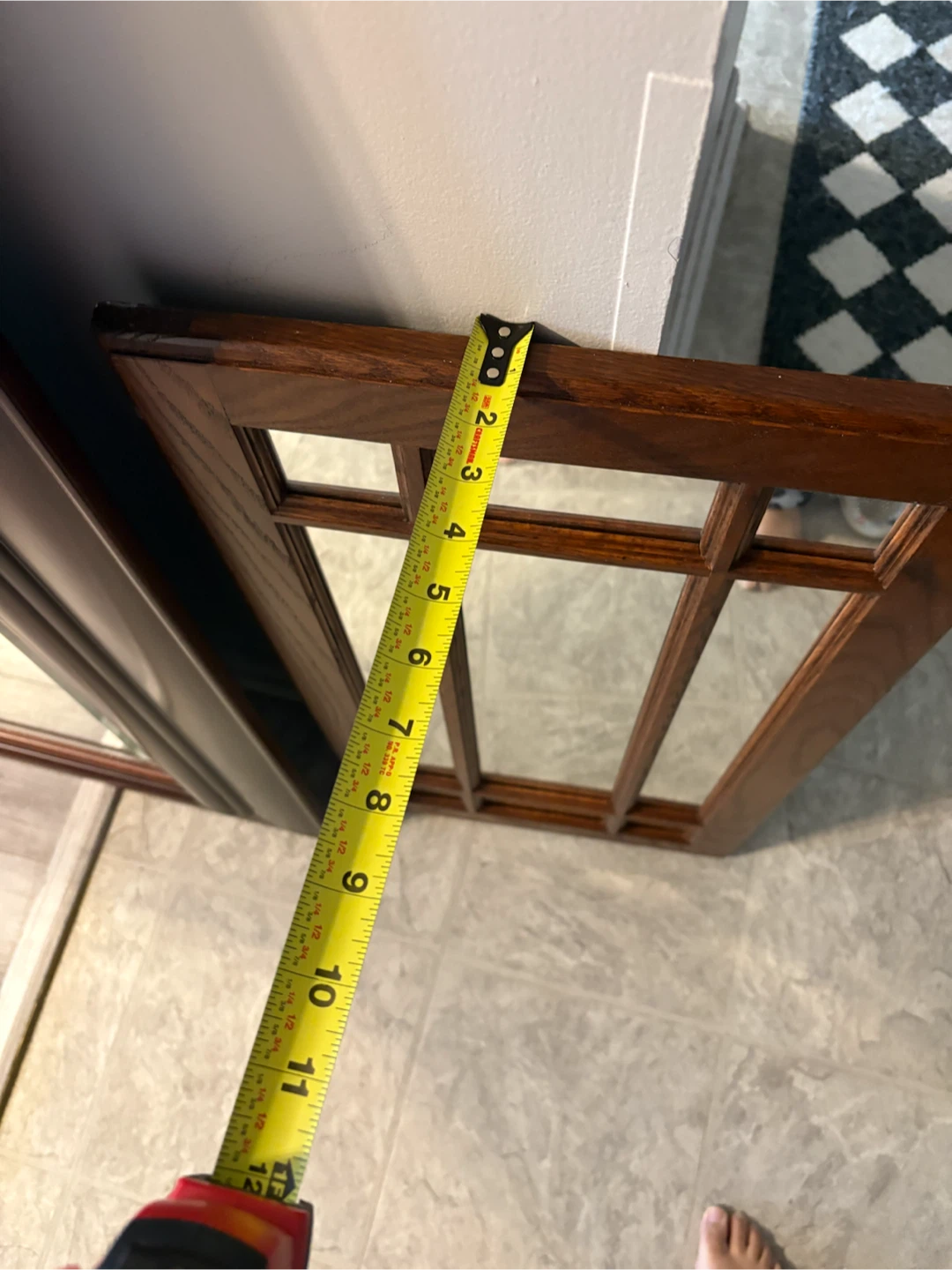2 one small and one large Wooden Framed Mirror - photo 5