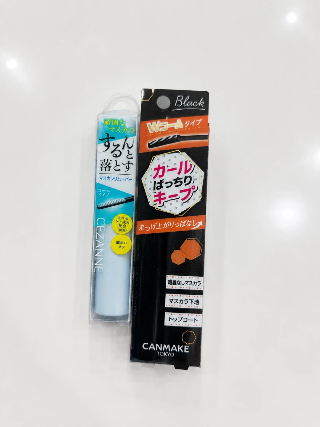 Canmake Tokyo Black Mascara & Cezanne Mascara Remover