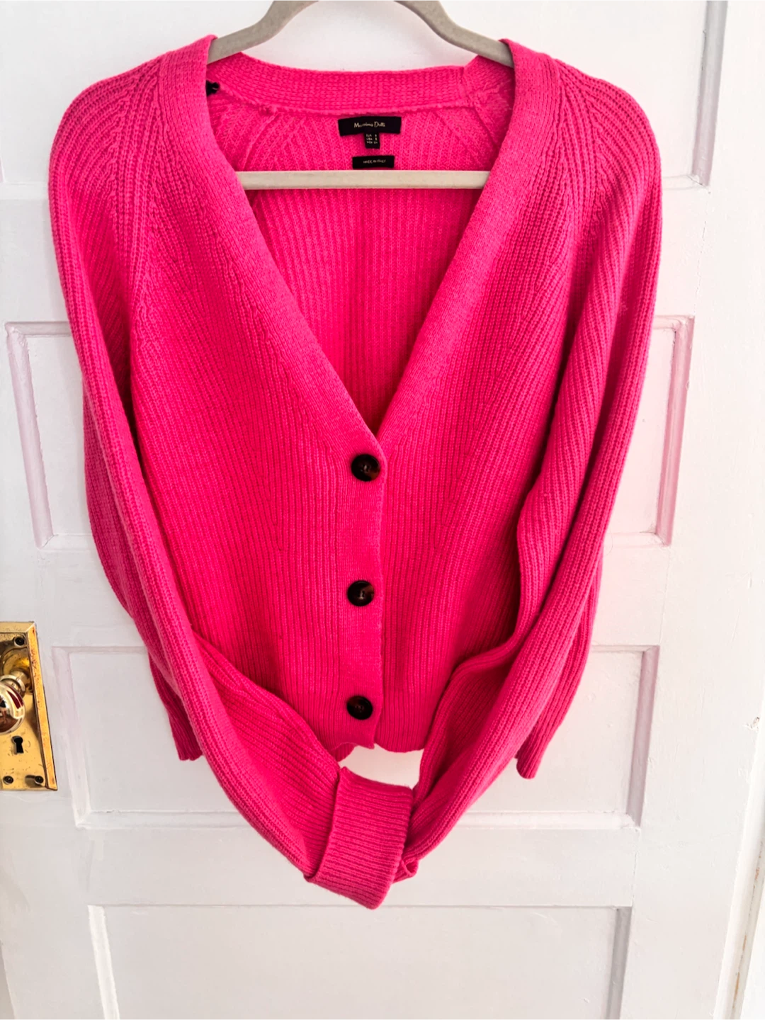 Massimo Dutti Pink Knit Cardigan - photo 3