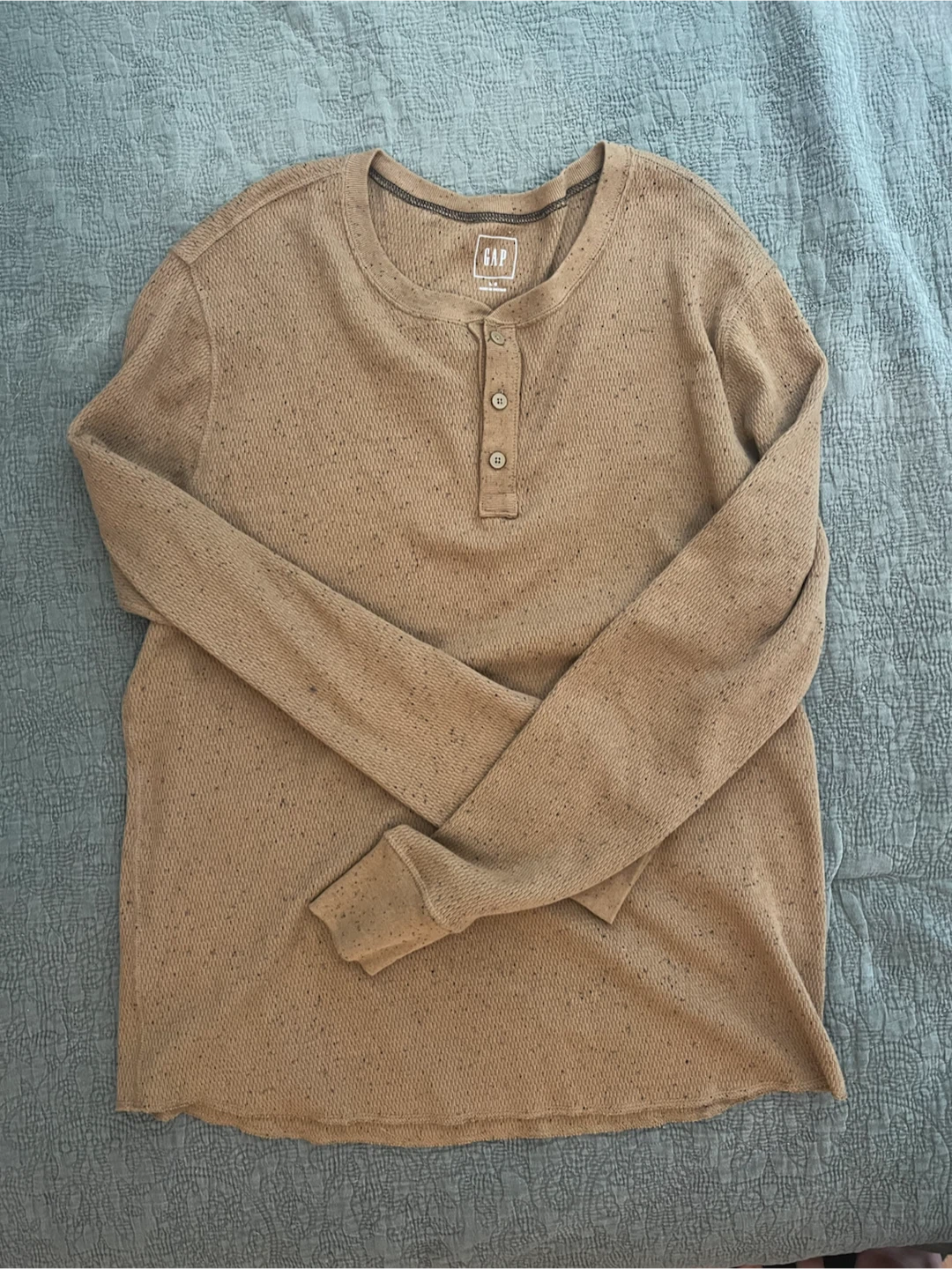 GAP Long Sleeve Henley Shirt