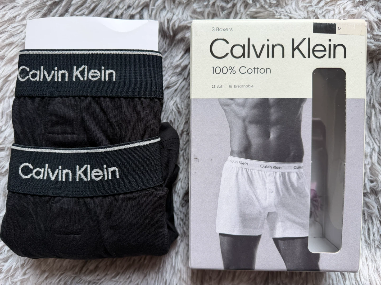 Original Calvin Klein Cotton Boxers Shorts MEDIUM - photo 2
