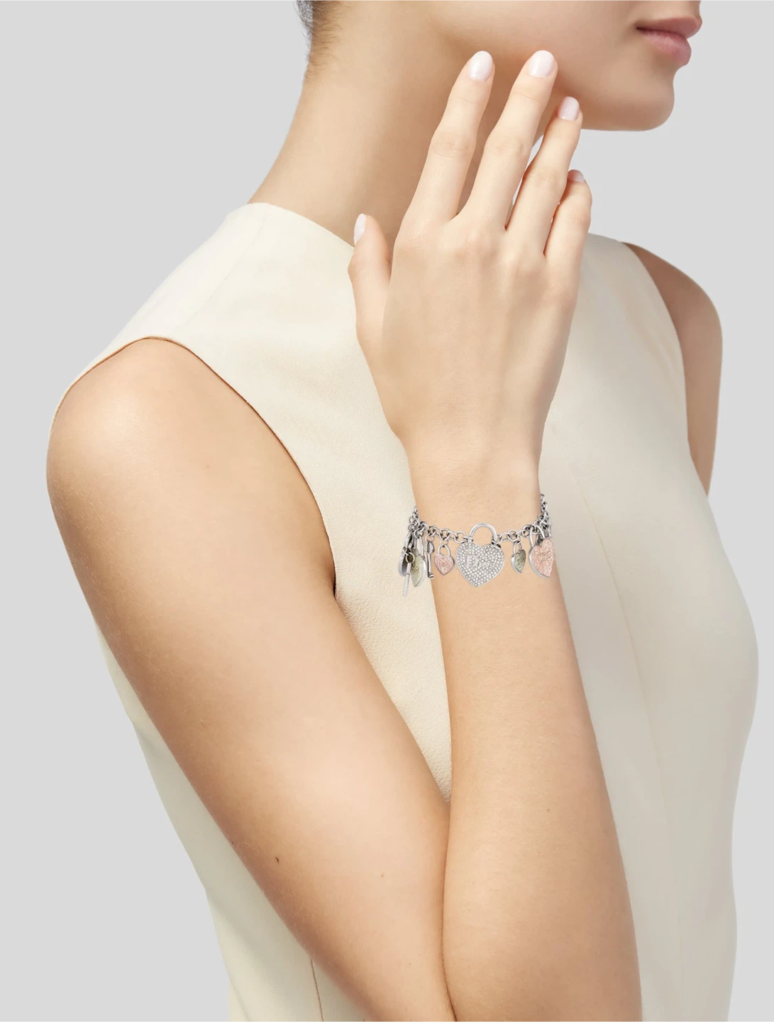 Dior Charm Bracelet with Heart Charms - photo 3
