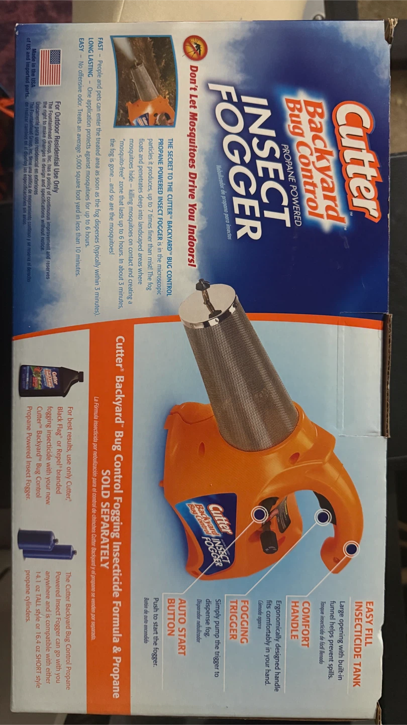 Cutter Backyard Bug Control Propane Insect Fogger - photo 4