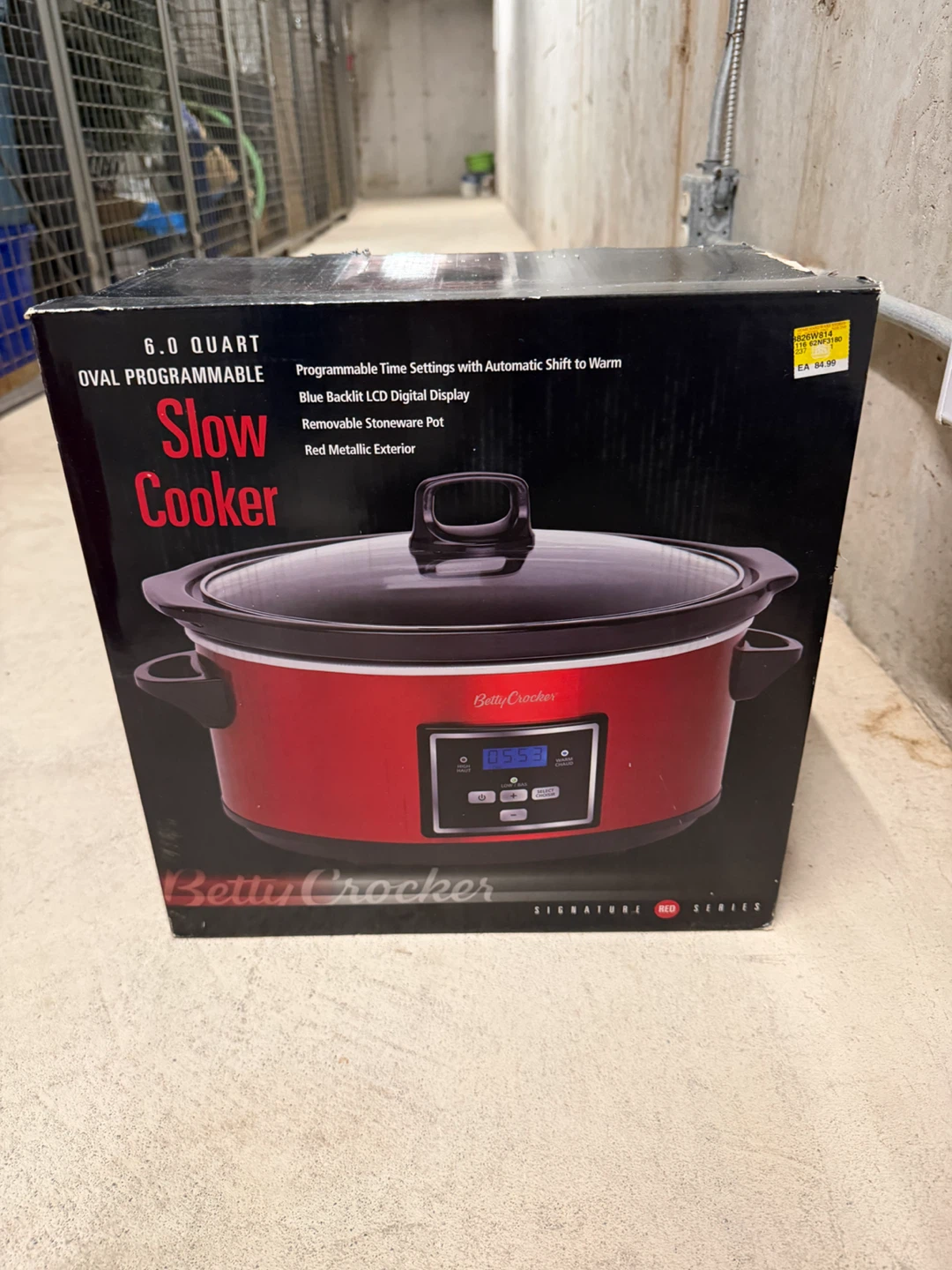 Betty Crocker 6.0 Quart Oval Slow Cooker