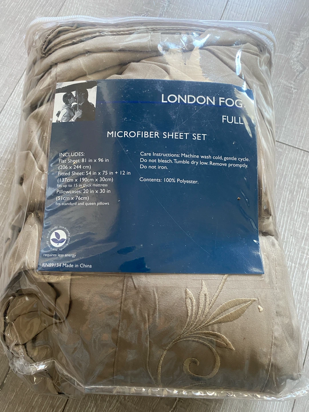 London Fog Microfiber Sheet Set - Full Size - photo 2