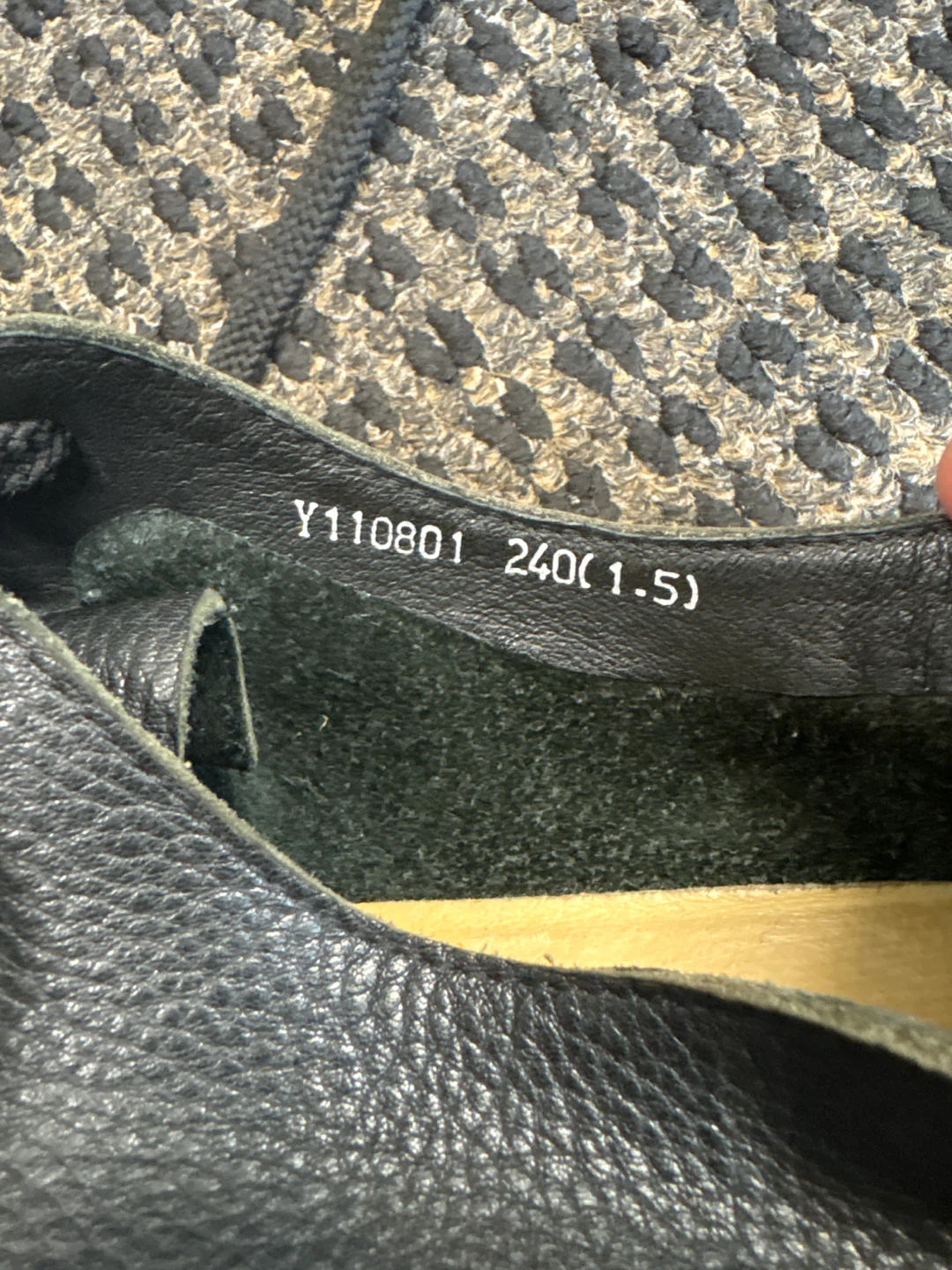 Black Leather Flats - photo 2