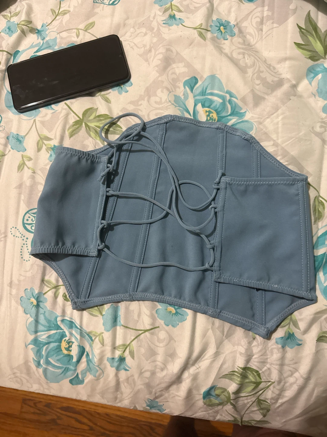 Blue Corset Top - photo 2