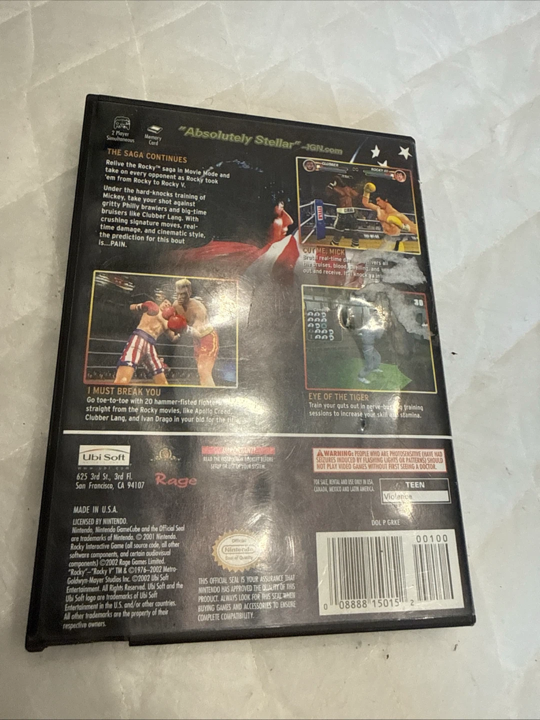 Rocky Game for Nintendo GameCube - photo 2