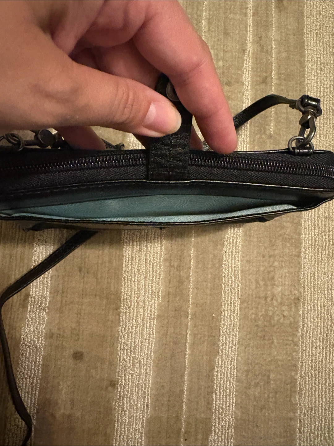 The Sak Black Leather Phone Wallet Crossbody - photo 3