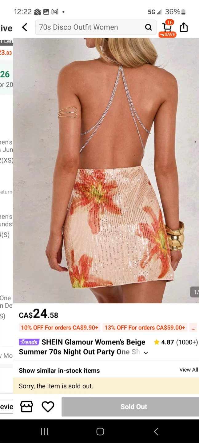 Glamour Women's Sequin Party Dress NEW - photo 2