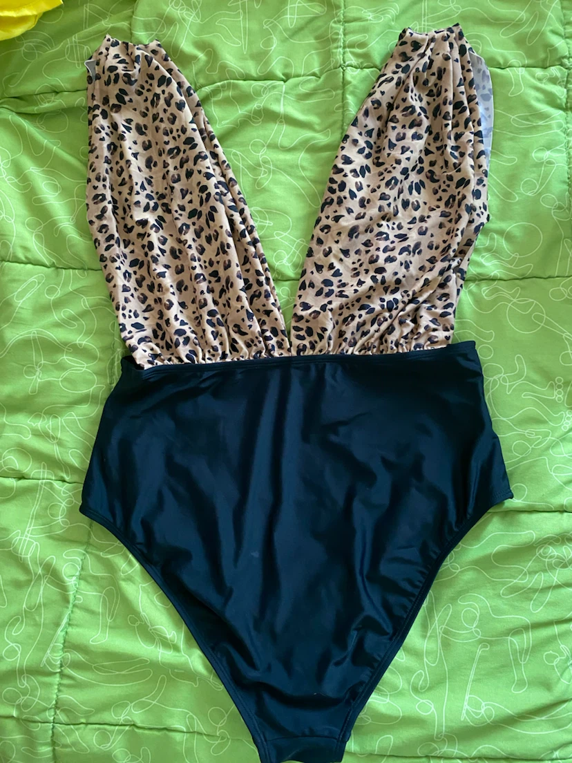 CUPSHE Leopard Print One-Piece Swimsuit XL - photo 2