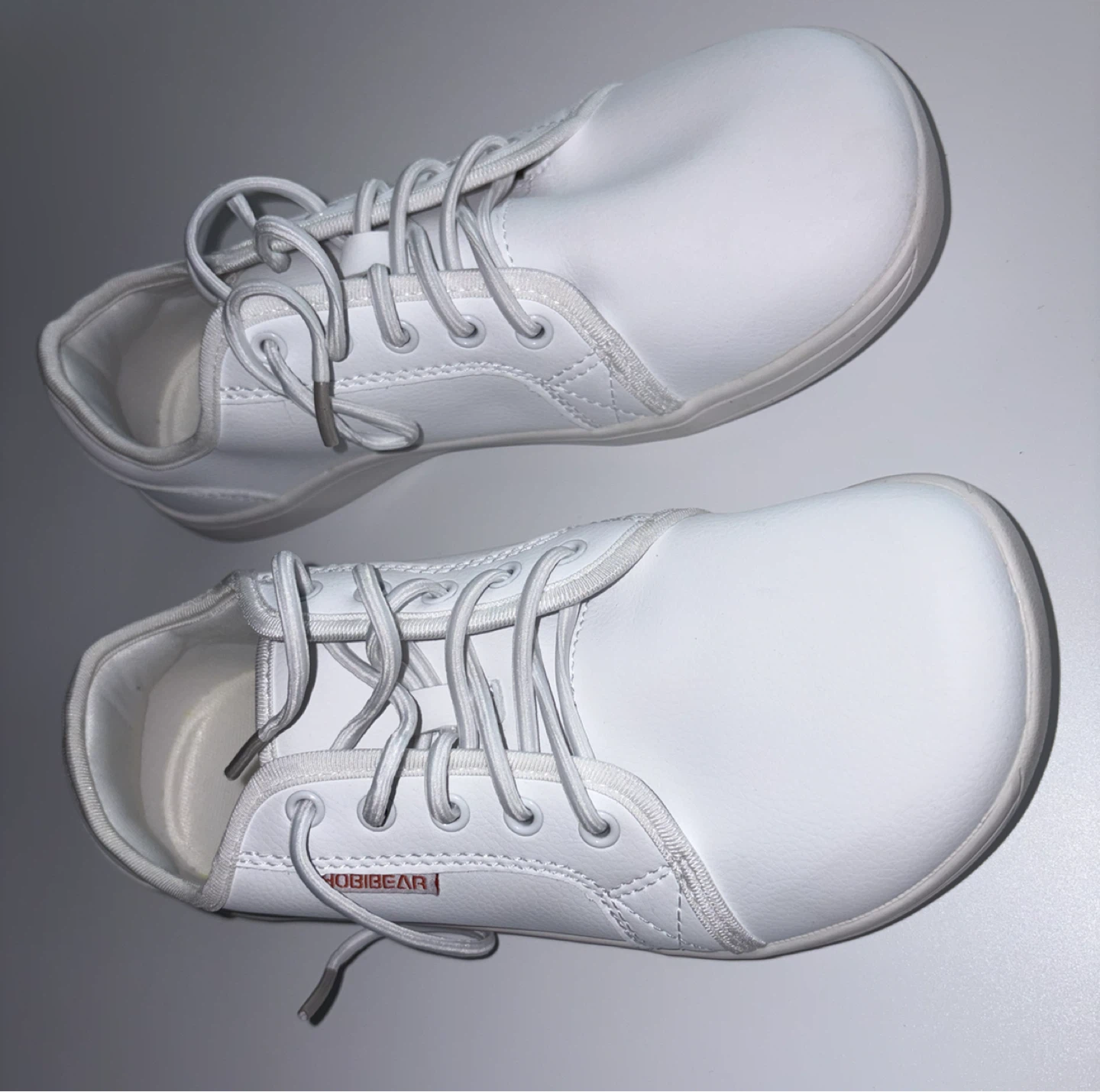 New HOBIBEAR US 7/EUR 39 White Barefoot Wide Toe Sneakers - photo 2