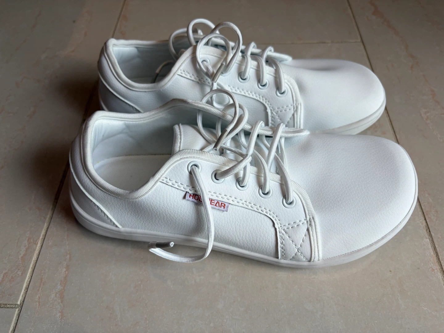 New HOBIBEAR US 7/EUR 39 White Barefoot Wide Toe Sneakers - photo 4
