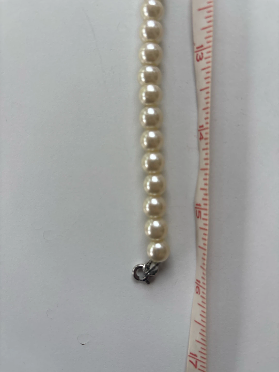 Cream Faux Pearl Necklace - photo 3