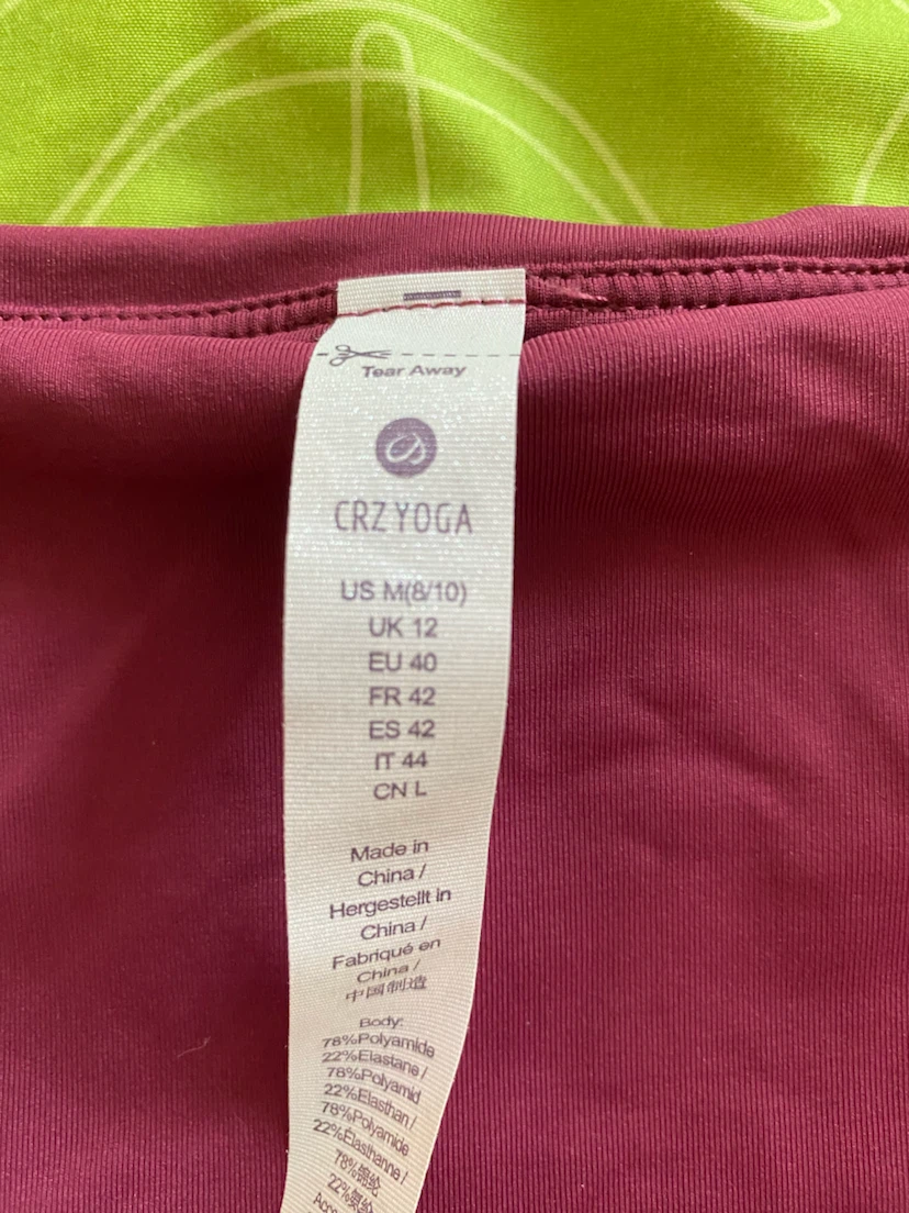 CRZ YOGA Bikini Bottoms - Size Medium - Plum - photo 2