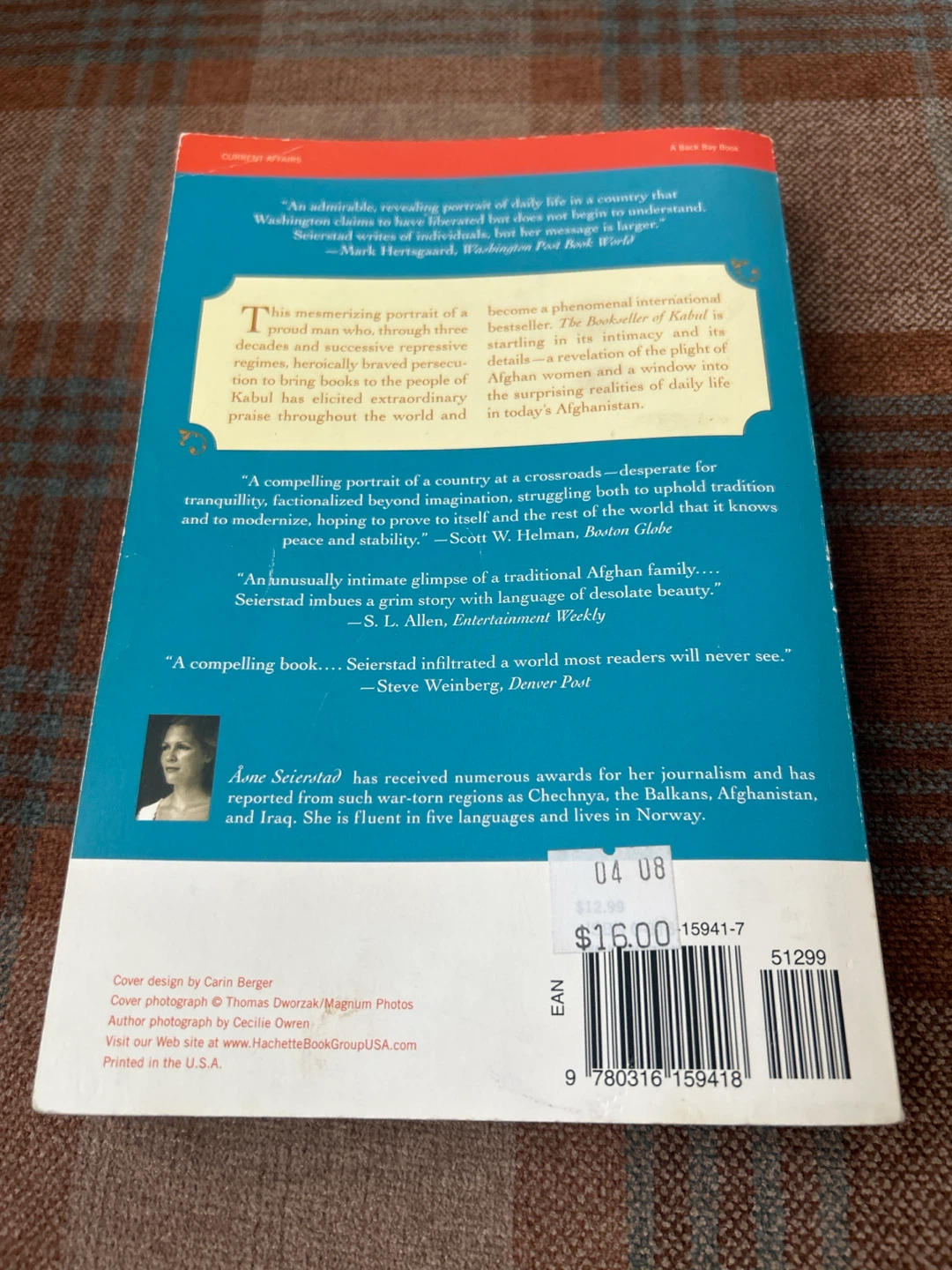 The Bookseller of Kabul by Åsne Seierstad - photo 2
