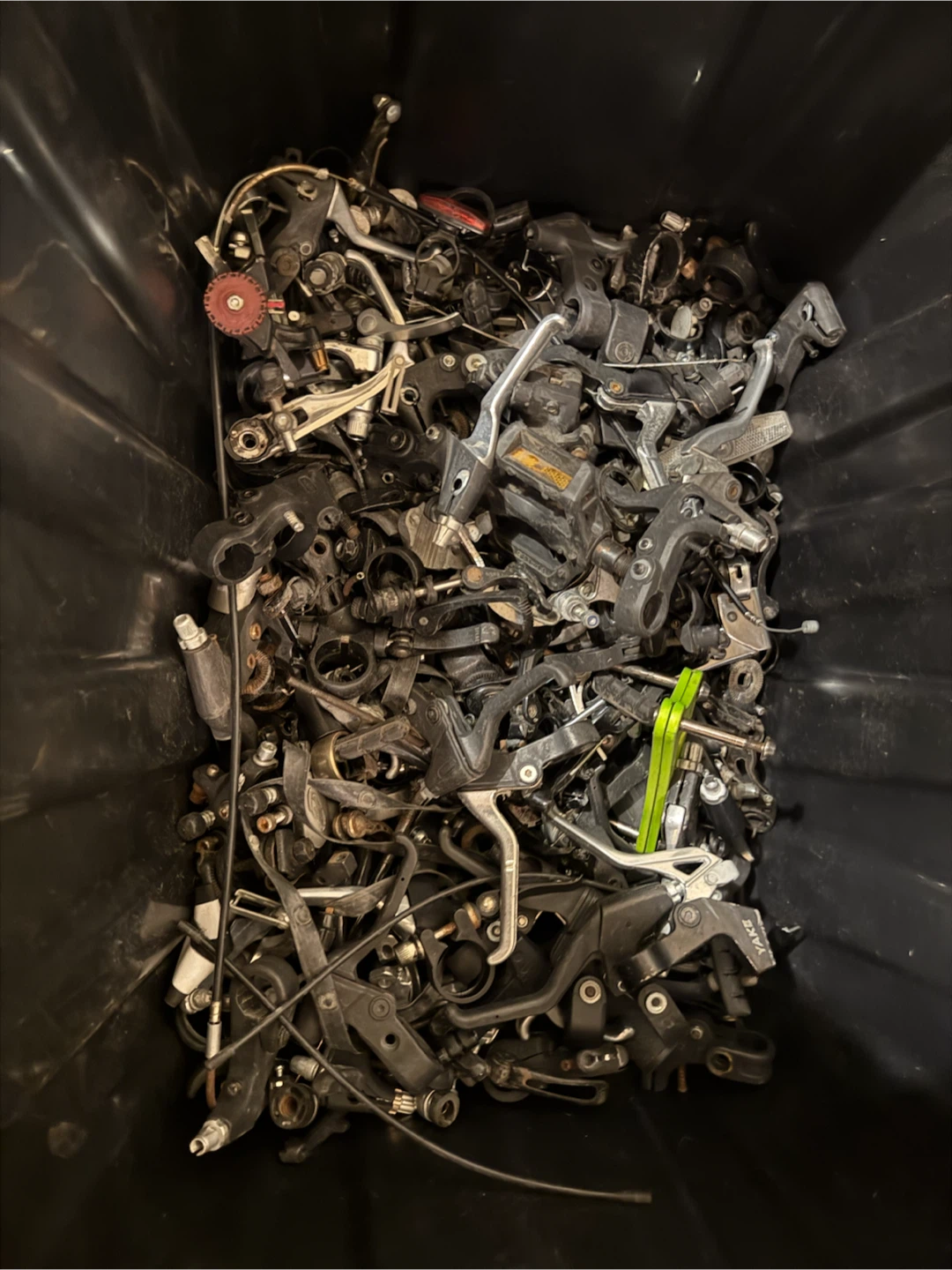 Bin full of Bike Parts and more - photo 2