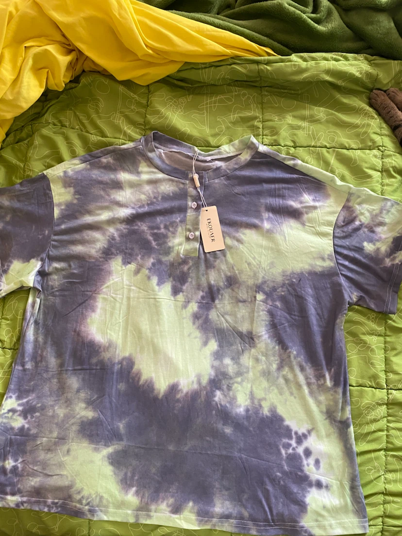 EKOUAER Tie-Dye T-Shirt - Size XXL