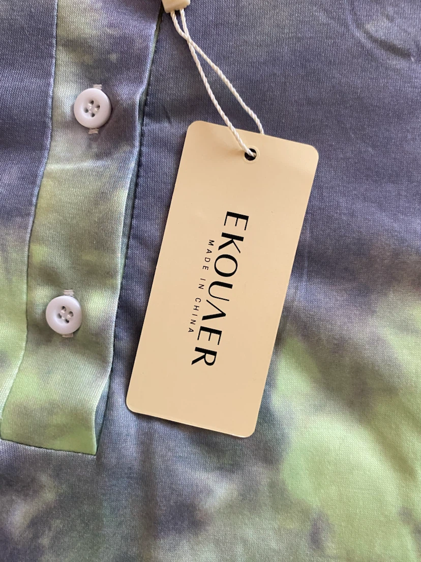 EKOUAER Tie-Dye T-Shirt - Size XXL - photo 2