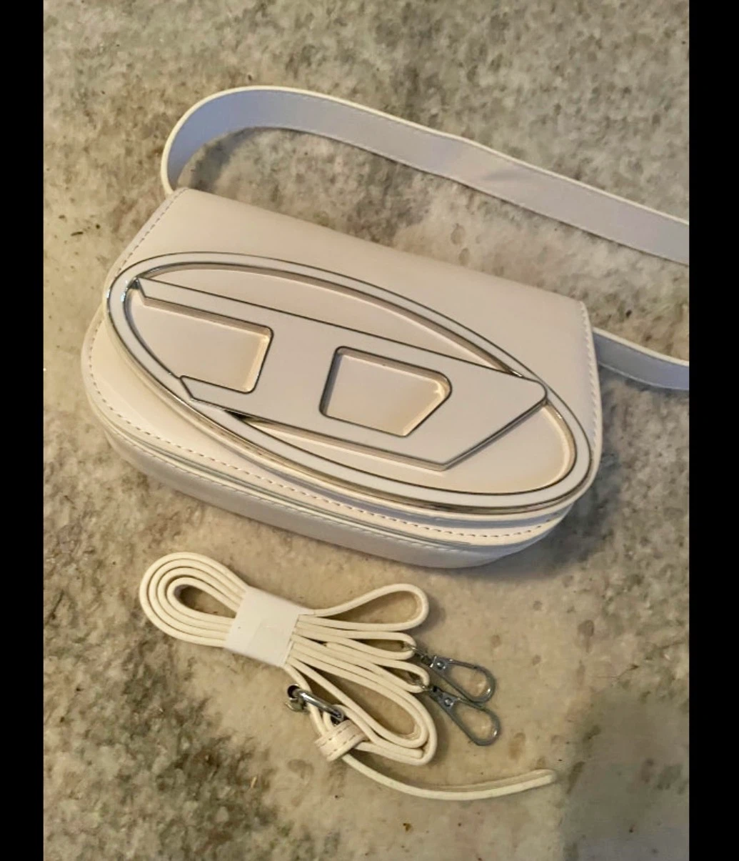 Diesel White Shoulder Crosbady Bag