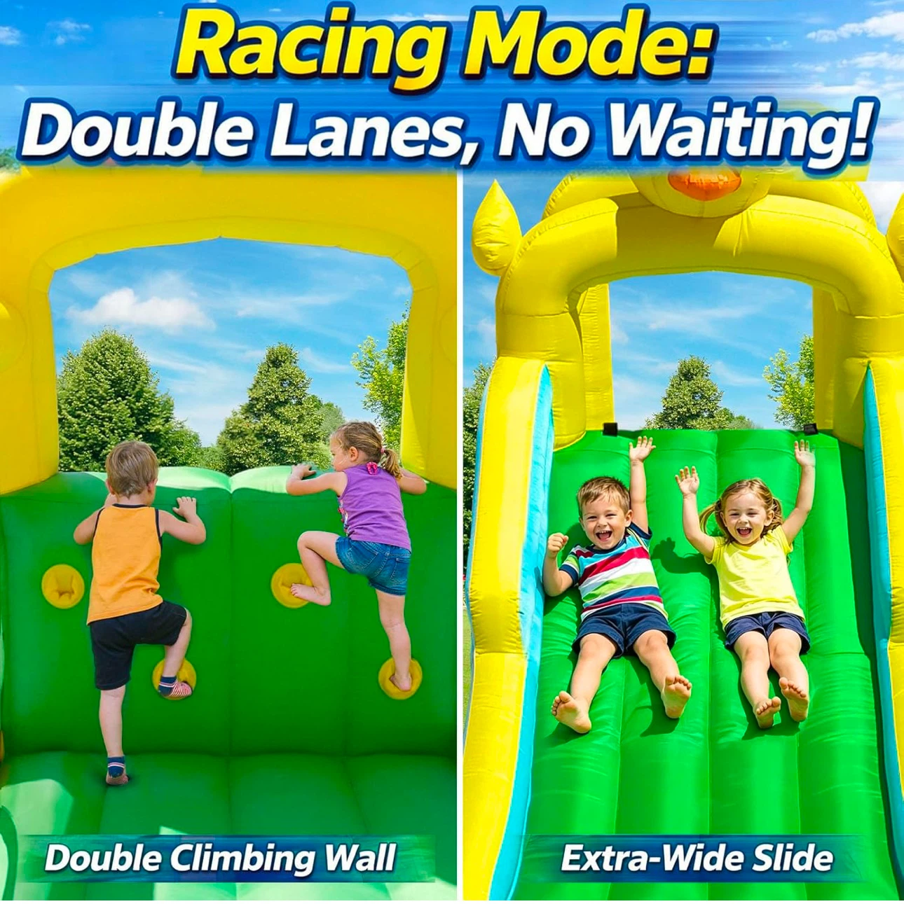 Inflatable Bounce with Ball Pit and Basketball Hoop - photo 3
